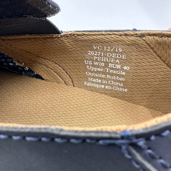 Olukai Women's Pull On Pehuea Casual Shoes US Sz 10 Blue Slip On Loafer Sneaker - Picture 10 of 10